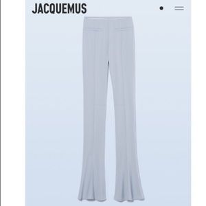 JACQUEMUS Blue 'Le Pantalon Tangelo' Trousers✨ Size 4/ Brand New 🏷